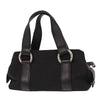 Secondhand Bvlgari Logomania Handbag Black Canvas Bags
