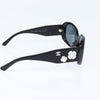Secondhand Chanel Camélia sunglasses Black Plastic Accessories