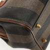 Fendi Vintage Pequin Convertible Boston Bag Coated Canvas