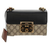 Gucci Padlock Shoulder Bag GG Coated Canvas and Leather