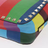 Secondhand Valentino Garavani Rockstud 1973 Camera Crossbody Bag Striped