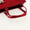 Salvatore Ferragamo Double Gancini Side Buckle Tote Satin