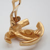 Secondhand Chanel Vintage CC Round Button Clip-On Earrings