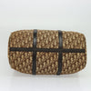 Christian Dior Vintage Trotter Boston Bag Diorissimo Canvas