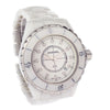 Secondhand Chanel J12 Quartz Watch Ceramic and Stainless Steel with Diamond Markers