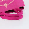 Secondhand Prada Canapa Tote Pink Canvas Accessories
