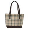 Secondhand Burberry Nova Check Tote canvas check pattern