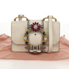 Secondhand Miu Miu Madras Crystal Buckle Shoulder Bag