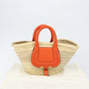 Chloe Marcie Basket Bag Raffia and Leather