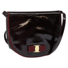 Salvatore Ferragamo Vala Shoulder Bag Patent Leather