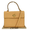 Celine Vintage Convertible Turnlock Top Handle Bag Leather