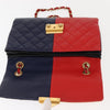 Secondhand Chanel CC Clasp Chain Flap Bag Multicolor Quilted