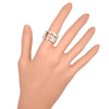 Secondhand Gucci Logo Band Ring Sterling