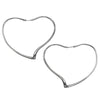 Tiffany & Co. Elsa Peretti Open Heart Earrings Silver 925