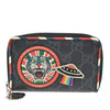 Gucci Night Courrier Bifold Wallet GG Coated Canvas with Applique