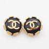 Secondhand Chanel Vintage CC Round Clip-On Earrings