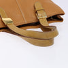 Secondhand Burberry Handle Tote Beige Leather Accessories