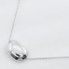 Tiffany & Co. Elsa Peretti Bean Pendant Necklace Sterling Silver
