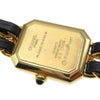 Chanel Premiere Rock Quartz Watch Plated Metal and Leather
