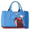 Secondhand Prada Canapa Convertible Tote Canvas with Applique