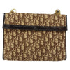 Christian Dior Vintage Trotter Shoulder Bag Canvas