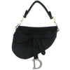Christian Dior Saddle Handbag Velvet with Crystals
