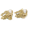 Secondhand Chanel Vintage CC Camellia Clip-On Earrings