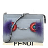 Fendi Monster Front Pocket Clutch Leather with Fur