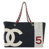 Secondhand Chanel No.5 Tote Canvas and