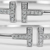 Secondhand Tiffany & Co. T Wire Bracelet 18K White Gold with Diamonds