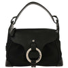 Bvlgari Logomania Shoulder Bag Canvas with Leather