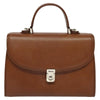 Secondhand Burberry Vintage Handbag Brown Leather Bags