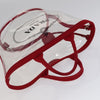 Secondhand Prada Logo Tote Transparent Plastic Accessories