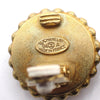 Chanel Vintage Round CC Clip-On Earrings Metal