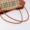 Secondhand Burberry Canterbury Panels Tote Haymarket Coated Canvas and