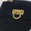 Salvatore Ferragamo Gancini Shoulder Bag Suede