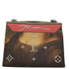 Louis Vuitton Chain Shoulder Bag Limited Edition Jeff Koons Da Vinci Print Canvas