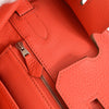 Secondhand Hermes Birkin Handbag Pink Clemence with Palladium Hardware