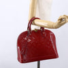 Louis Vuitton Alma Handbag Monogram Vernis