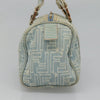Secondhand Fendi Boston Bag Blue Denim Jeans Bags