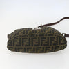 Fendi Vintage Pocket Shoulder Bag Zucca Canvas