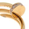 Cartier Juste un Clou Double Ring 18K Rose Gold and Diamonds