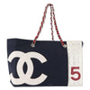 Secondhand Chanel No.5 Tote Canvas and