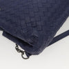 Secondhand Bottega Veneta Intrecciato Navy Leather Bags