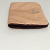 Secondhand Prada Vintage Pouch Beige Satin Accessories