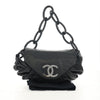 Chanel CC Rings Flap Bag Pleated Lambskin