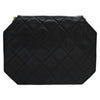 Chanel Vintage Octagon CC Flap Bag Quilted Leather