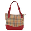Secondhand Burberry Nova Check Handbag Nova Check Canvas and