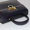 Salvatore Ferragamo Gancini Convertible Top Handle Bag Leather