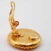 Secondhand Chanel Vintage Round CC Clip-On Earrings